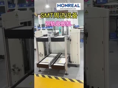 Volledig automatische PCB-lader en -ontlader Dual Track met LED touchscreen SMEMA-interface