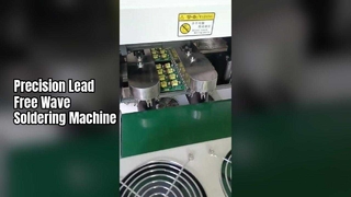 SMT Mini Automatische Dual Wave PCB Through-hole Precisie Loodvrije Golf SoldeermachineoSlder