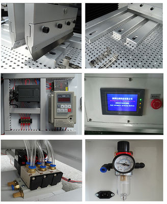 1.2M Led Light Printing Machine Semi Auto Met Touch Screen Control