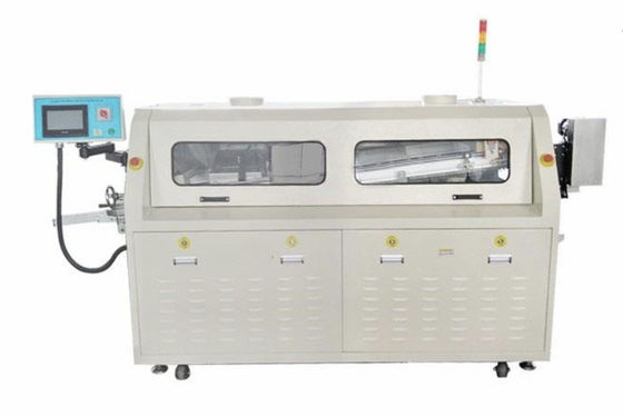 220V 60Hz SMT Wave Soldering Machine Loodvrij Met PLC Touchscreen Control
