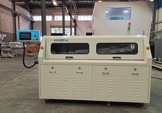 220V 60Hz SMT Wave Soldering Machine Loodvrij Met PLC Touchscreen Control