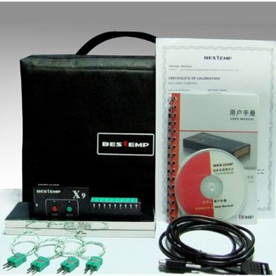 6 Kanaal SMT Gerelateerde machines, reflow checker soldeertemperatuur testen