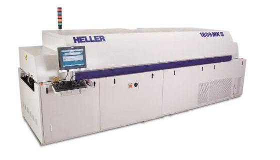 Gebruikte Heller 1809 MK5 SMT reflowoven Mark V serie reflow soldeermachine