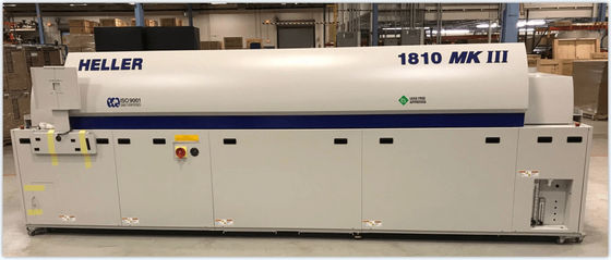 Heller 1810 MK5 10 Zone SMT reflowoven voor loodvrij solderen van PCB's 2" 22" 5 56 cm breed