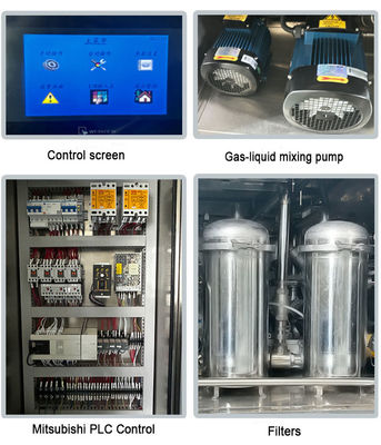 Elektrische sjabloonreinigingsmachine 50L capaciteit 30-60L/min DI-water